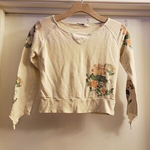 Da-nang distressed lightweight sweatshirt